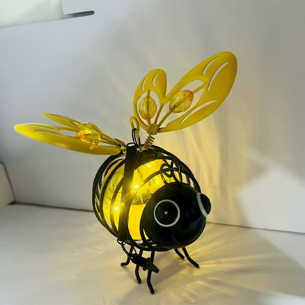 ๐๐๐ชดHanging Solar Bee Light โ Warm Amber Glow ๐๐