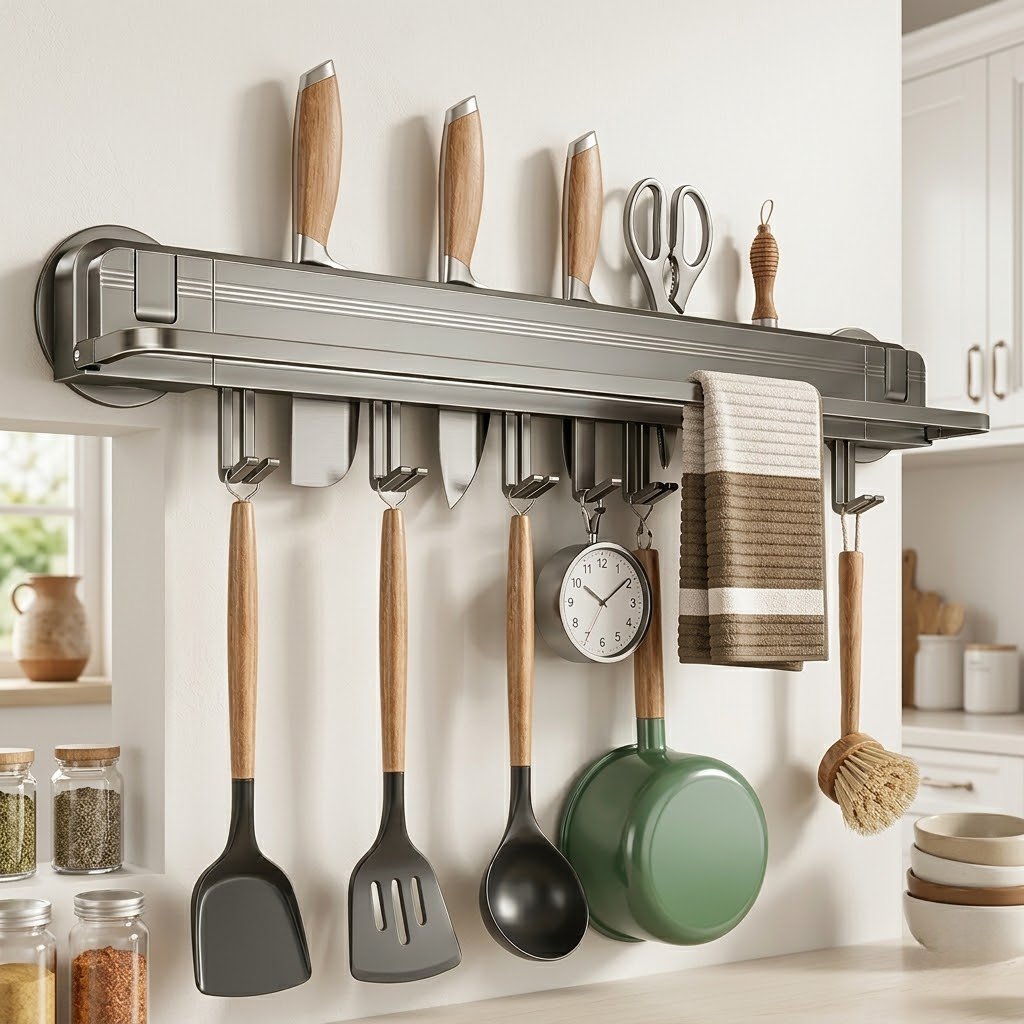 Suction Cup Knife Rack