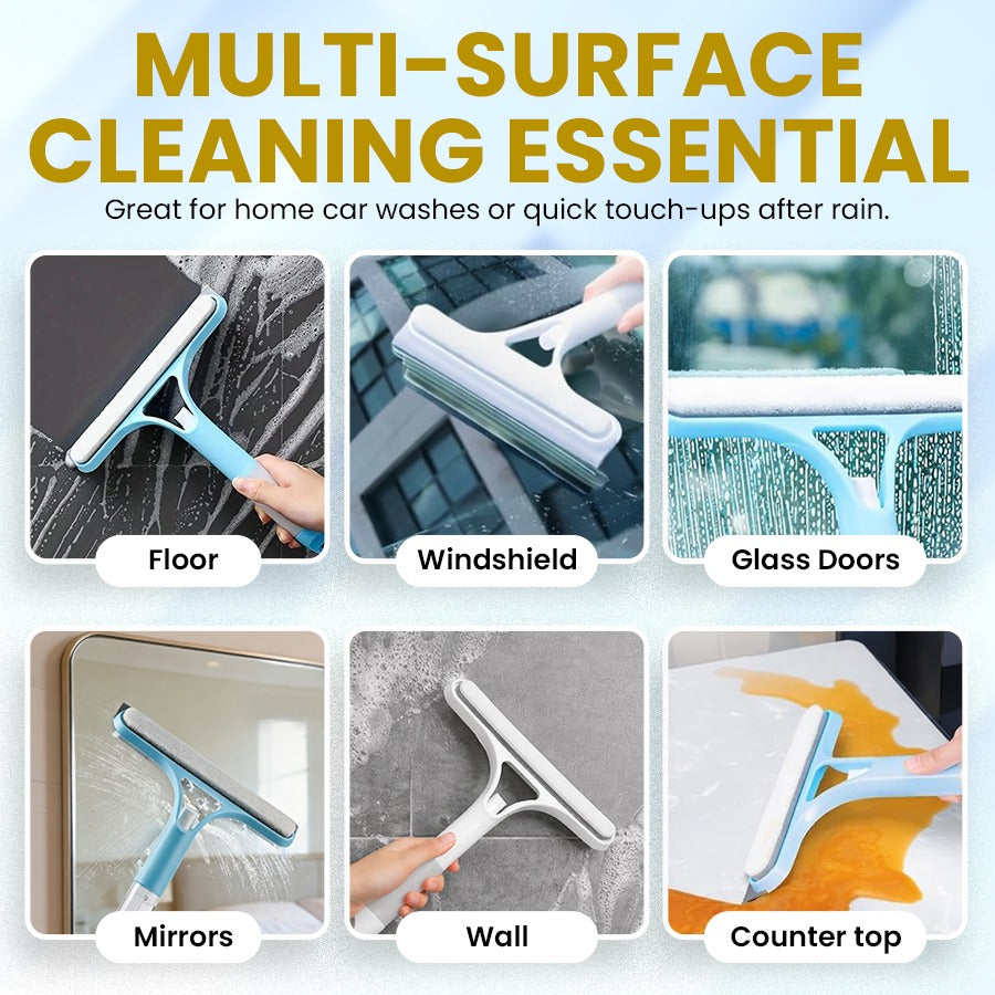 🪟3-in-1 Window Cleaner💦with Built-in Spray Bottle✨Crystal-Clear Glass in Seconds — No Streaks, No Hassle.