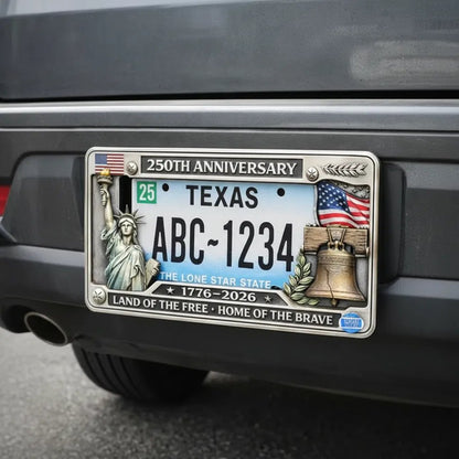 🔥🦅250th Anniversary Commemorative License Plate Frame