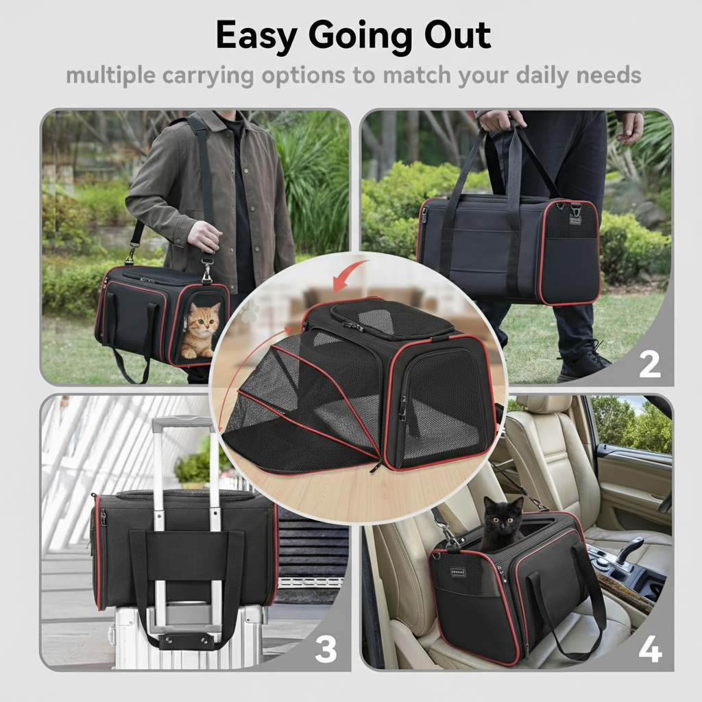 Myfablepets SkyNest Expandable Pet Carrier