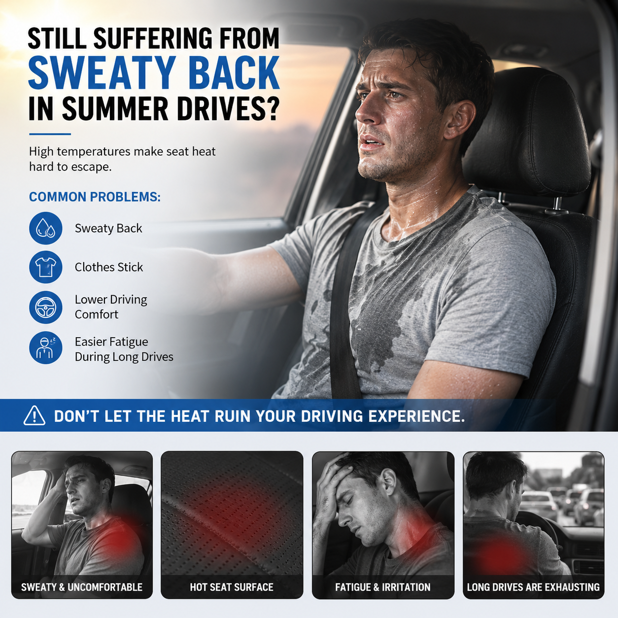 🚗Headrest Mounted Breeze Fan For Cars-Turn Any Car Seat Into A Cooling Comfort Zone🌞