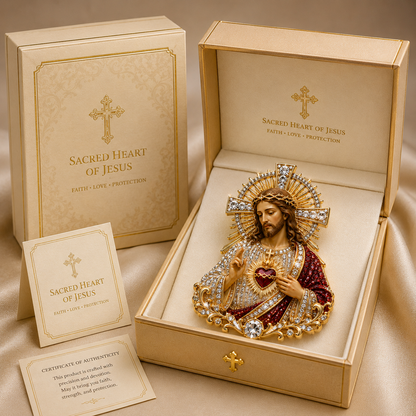 ✝️Sacred Heart of Jesus Brooch
