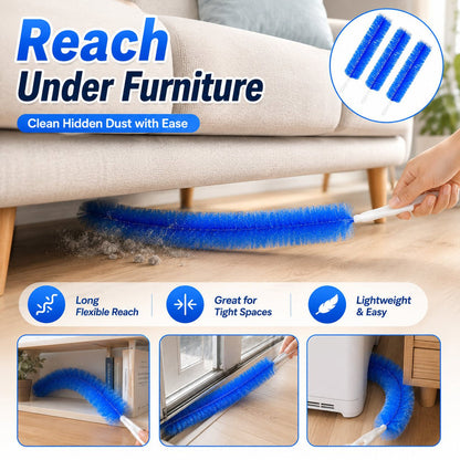 🪥Bendable Microfiber Head,Reusable Dust Remover✨️