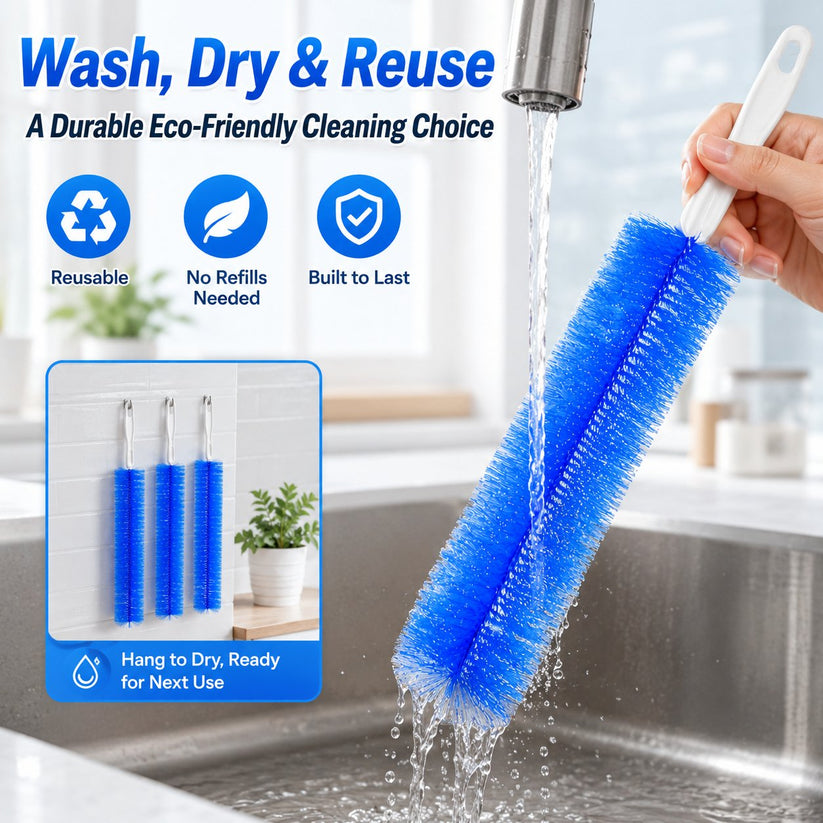 🪥Bendable Microfiber Head,Reusable Dust Remover✨️