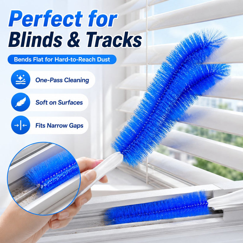 🪥Bendable Microfiber Head,Reusable Dust Remover✨️