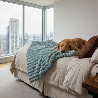 Myfablepets SnuggleShield Waterproof Pet Blanket