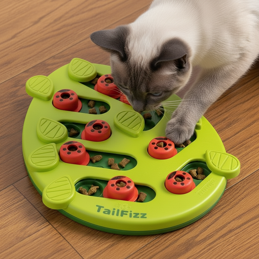Myfablepets Purrfect Puzzle Cat Feeder